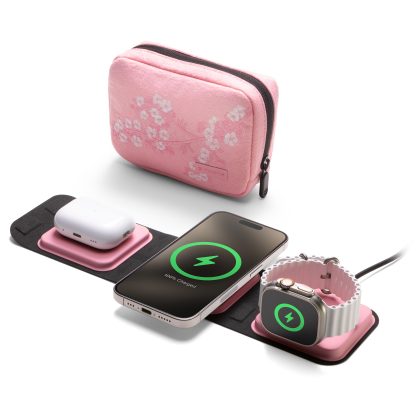 Mophie 3-in-1 Portable Travel Charger with MagSafe (LE cherry blossom)